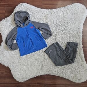 The North Face Hoodie And Sweatpants Matching Set For Toddler Boy 3t